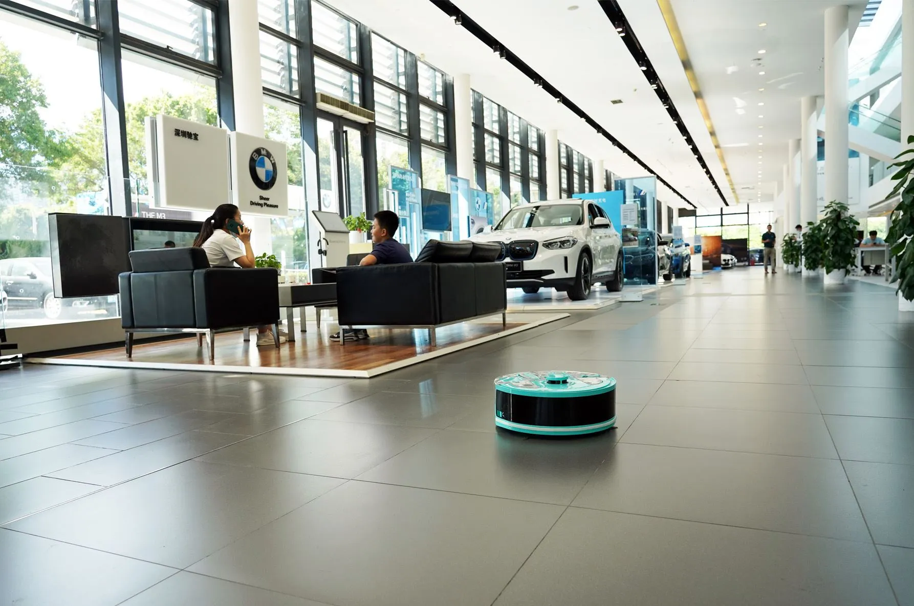 5S দোকানে রিমেন শামুক ক্লিনার রোবট