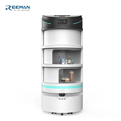 নার্স হাসপাতাল ডেলিভারি রোবট উপস্থাপন করা হচ্ছে